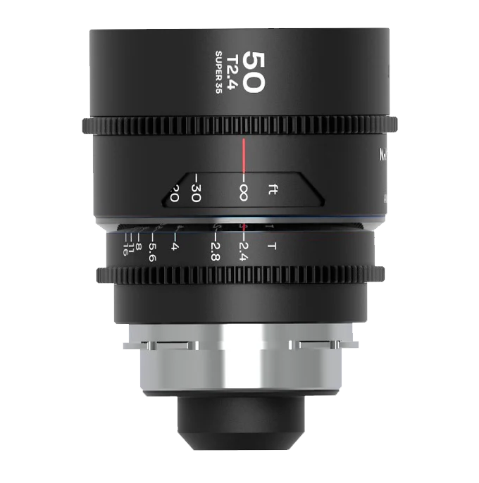 Laowa Venus Optics obiettivo 50 t/2.4 NanoMorph Silver PL+EF Cine