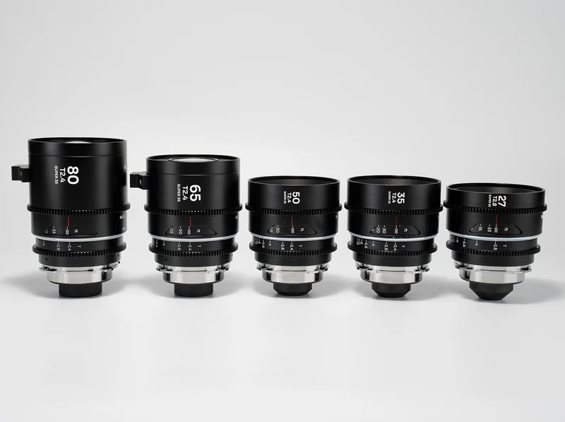 Laowa Venus Optics S35 Prime Kit NanoMorph (27mm-35mm-50mm-65mm-80mm) Silver Arri PL (Default) + EF Cine