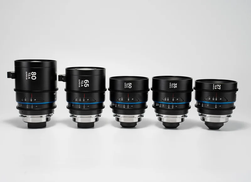 Laowa Venus Optics S35 Prime Kit NanoMorph (27mm-35mm-50mm-65mm-80mm) Blue Arri PL (Default) + EF Cine