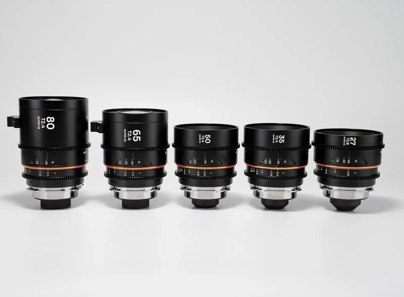 Laowa Venus Optics S35 Prime Kit NanoMorph (27mm-35mm-50mm-65mm-80mm) Ambra Arri PL (Default) + EF Cine