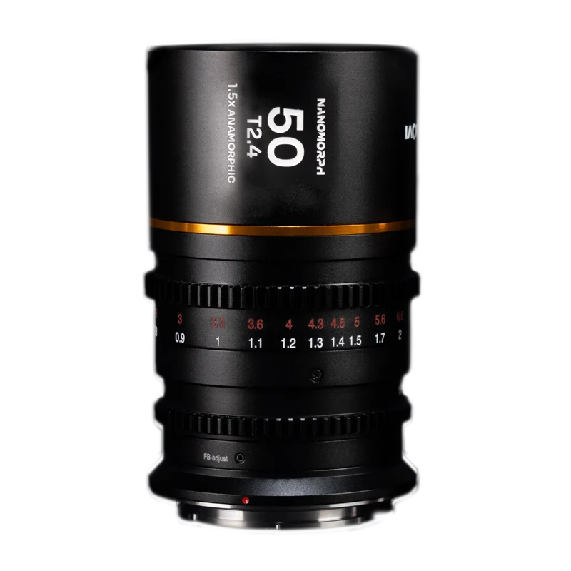 Laowa Venus Optics obiettivo 50 t/2.4 NanoMorph Ambra Canon RF Cine