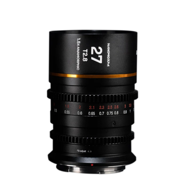 Laowa Venus Optics obiettivo 27 t/2.8 NanoMorph Ambra Canon RF Cine