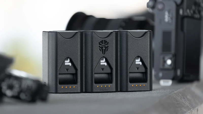 Jupio caricabatteria Pr1me Tri-Charge per Canon LP-E6