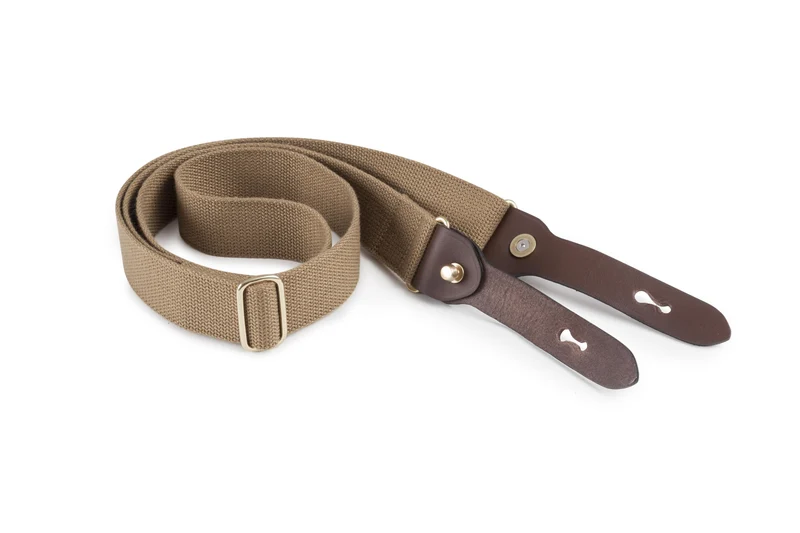 Billingham HP SLING Cinghia Khaki/Cuoio cioccolato