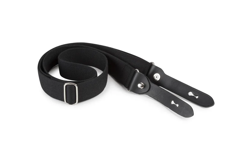 Billingham HP SLING Cinghia Nera/Cuoio Nero