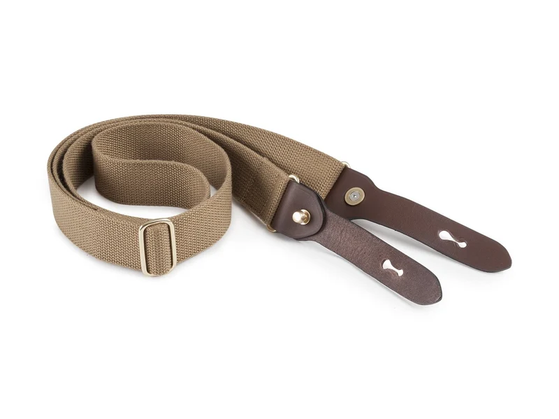 Billingham tracolla WOT lunghezza 38mm - Khaki/Cioccolato