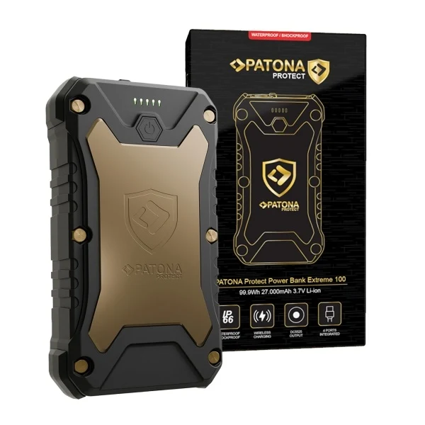 PATONA PROTECT POWERBANK EXTREME 100 PD65W 27.000MAH WIRELESS CHARGE