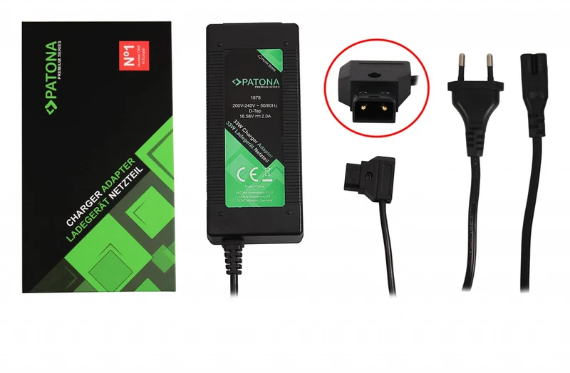 CARICABATTERIA PREMIUM PER V-MOUNT PORTA D-TAP