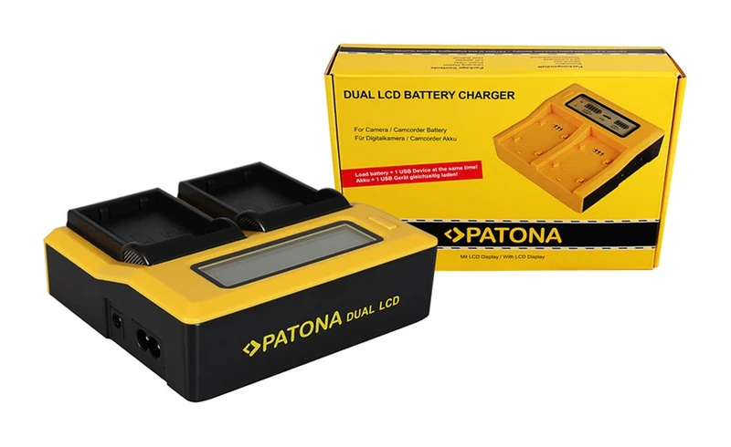 PATONA DUAL LCD USB CHARGER NIKON ENEL15 EN-EL15