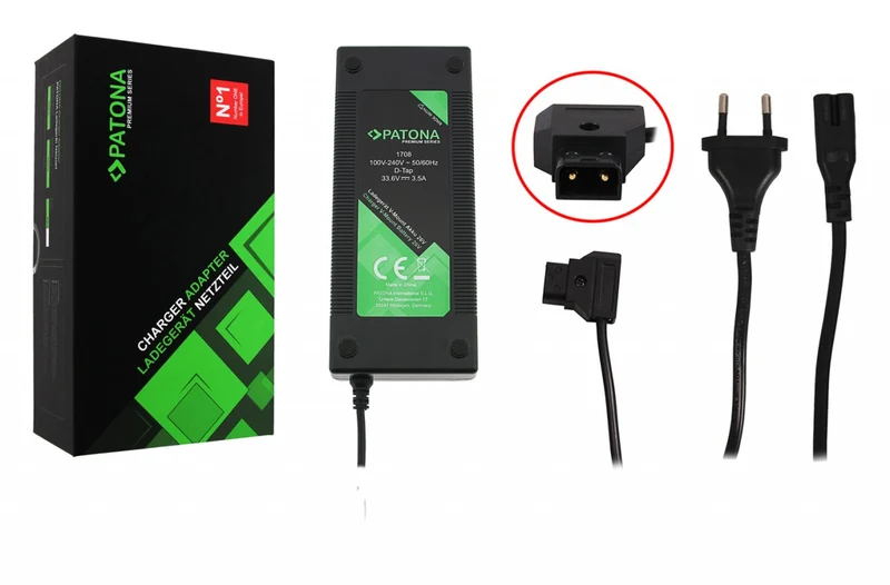 PREMIUM D-TAP CARICABATTERIA V-MOUNT 3,5,A FOR 26V