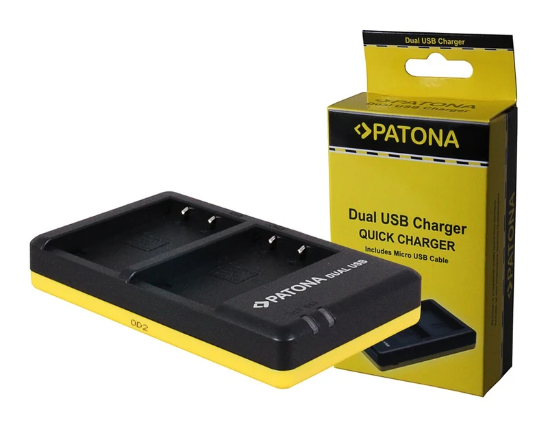CARICABATTERIE DUAL USB PER DMW-BLC12