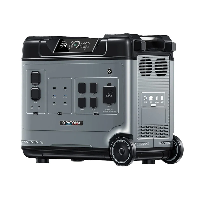 PATONA PLATINUM POWERSTATION AUTARC 5000 PRO / 5120WH PD100W USB-C USB-A QC AC DC / LIFEPO4 PRO