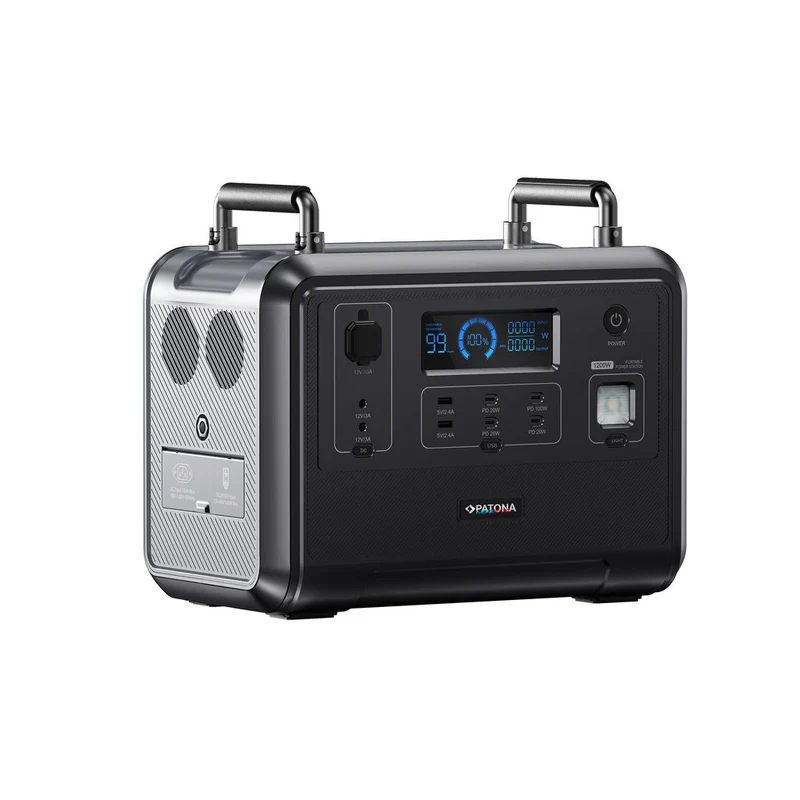 PATONA PLATINUM POWERSTATION AUTARC 1200 960WH PD100W USB-C USB-A AC LED-LICHT LIFEPO4