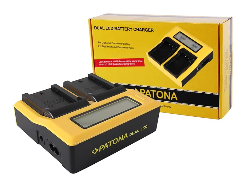 CARICABATTERIA DOPPIO CON LCD PER SONY NP-FZ100