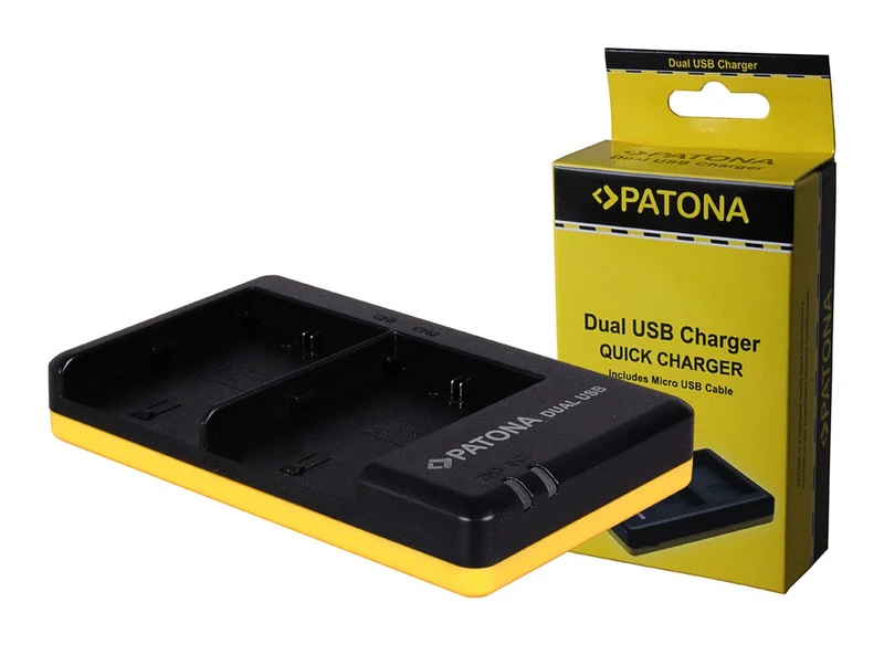 CARICABATTERIE DUAL USB PER CANON EOS-70D