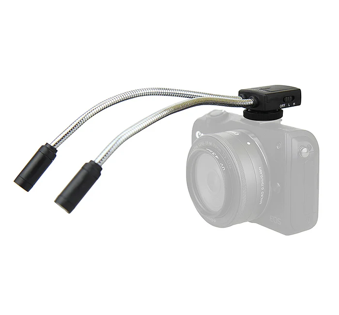 JJC LED-2MF DOPPIO LED FLESSIBILE PER MACRO