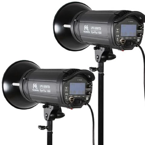 FALCON EYES KIT LUCI LED SET, LPS-1000TD CON STATIVO