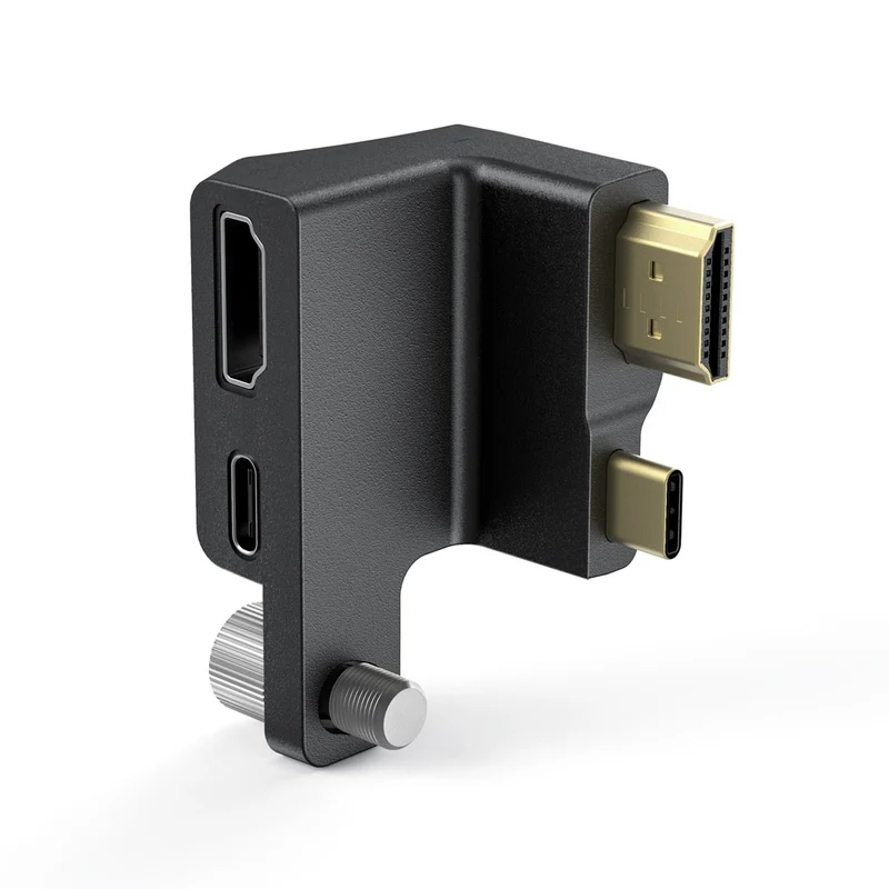 SMALLRIG HDMI & TYPE-C RIGHT-ANGLE ADAPTER FOR BMPCC 4K & 6K CAMERA CAGE AAA2700