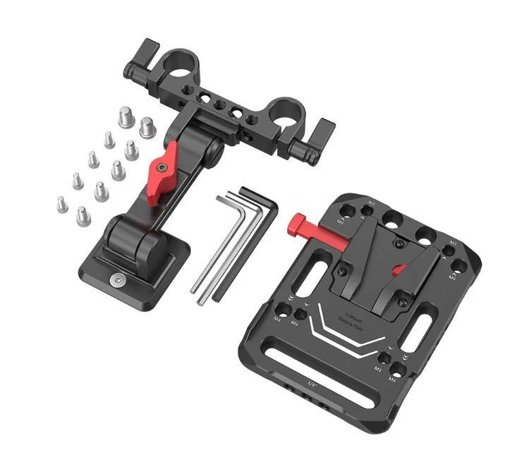 SMALLRIG V MOUNT BATTERY PLATE WITH ADJUSTABLE ARM 2991
