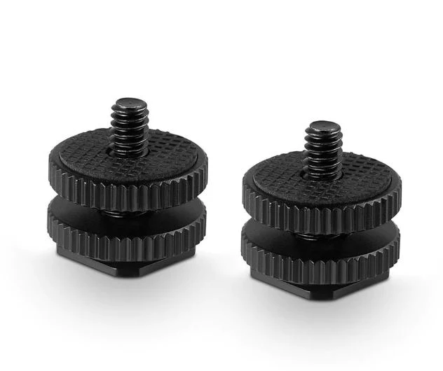 SMALLRIG COLD SHOE ADAPTER WITH 3/8 TO 1/4 THREAD(2PCS PACK) 1631