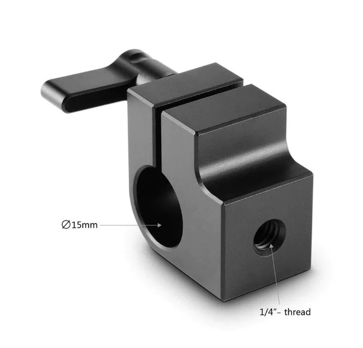 SMALLRIG SINGLE ROD CLAMP - 15MM (2 THREAD) 842B