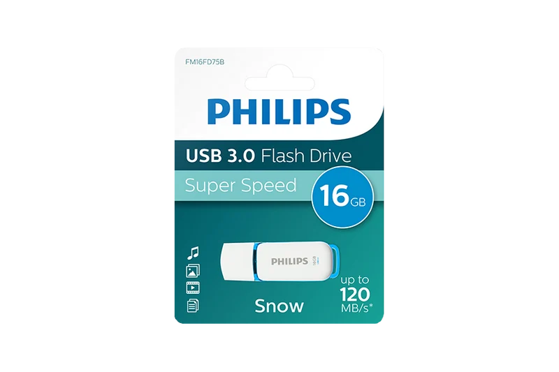 PHILIPS USB 3.0 PEN DRIVE 16GB SNOW BLUE