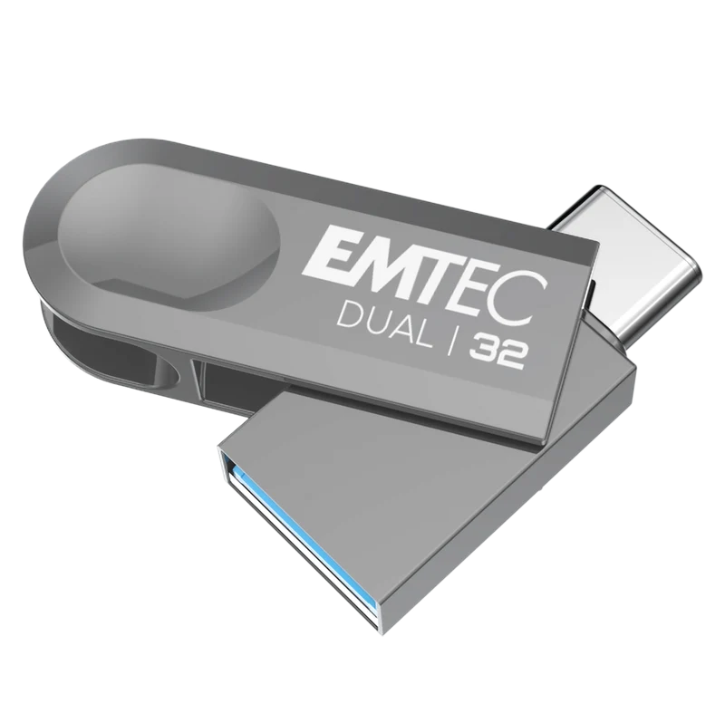 EMTEC USB 3.2 DUAL D280 PEN DRIVE 32GB TYPE-C /USB BACK-UP OTG