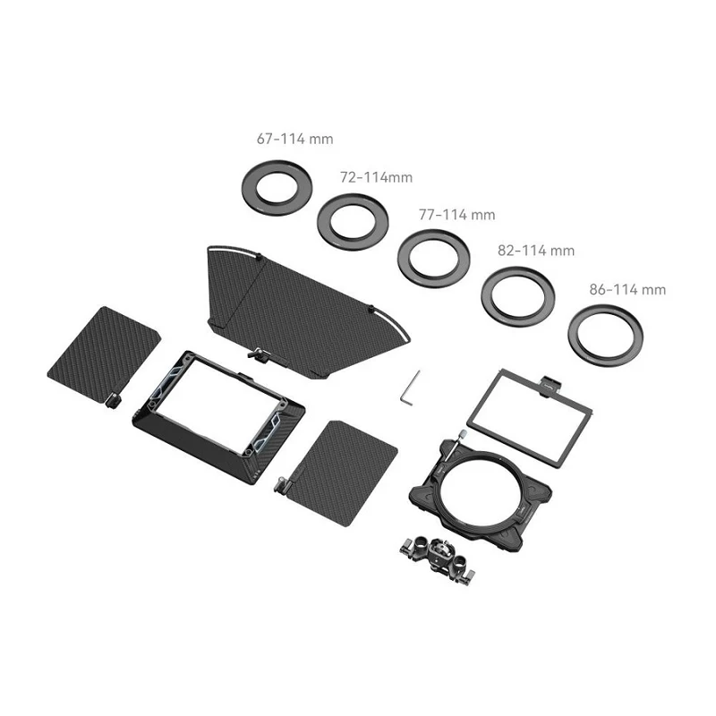 SMALLRIG LIGHTWEIGHT MULTIFUNCTIONAL MATTE BOX D.114MM BASIC KIT 3641