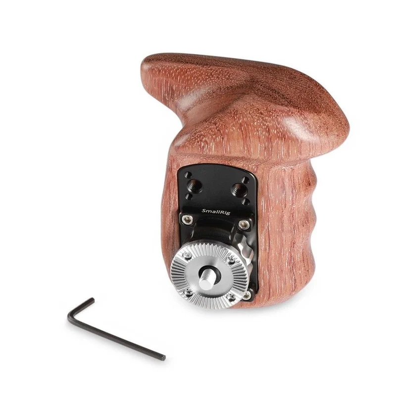 SMALLRIG LEFT SIDE WOODEN GRIP WITH ARRI ROSETTE 1891B