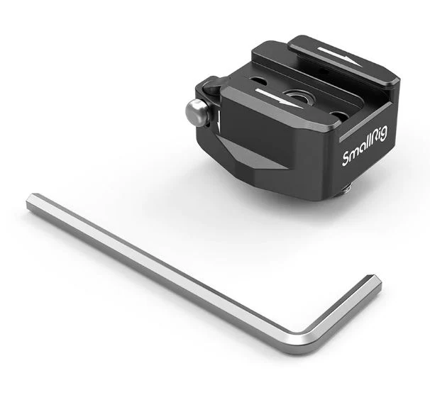 SMALLRIG ROTATABLE COLD SHOE MOUNT ADAPTER (TWO 1/4P-20 SCREWS) 2819
