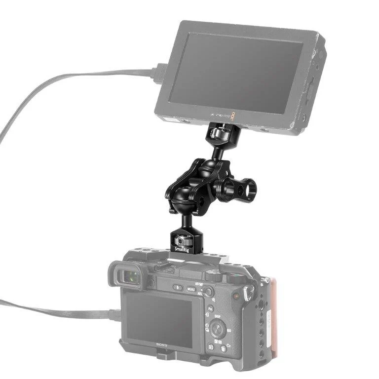SMALLRIG MAGIC ARM WITH DOUBLE BALLHEADS (ARRI LOCATING PINS AND 1/4P SCREW ) 2115