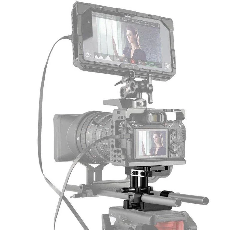 SMALLRIG UNIVERSAL 15MM RAIL SUPPORT SYSTEM BASEPLATE (QR PLATE EXCLUDED) 2145