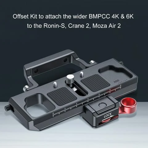 SMALLRIG OFFSET KIT FOR BMPCC 4K & 6K AND RONIN S CRANE 2 MOZA AIR 2 BSS2403