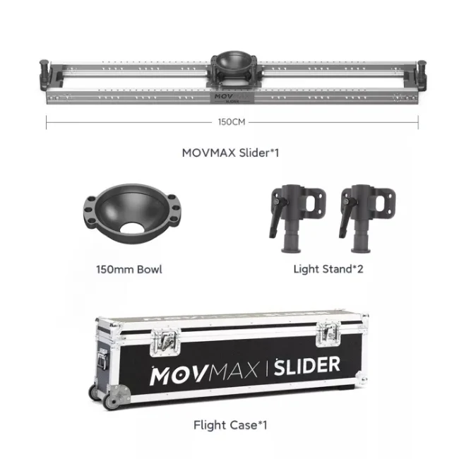 SLIDER 150CM CON ATTACCO A CULLA 15CM
