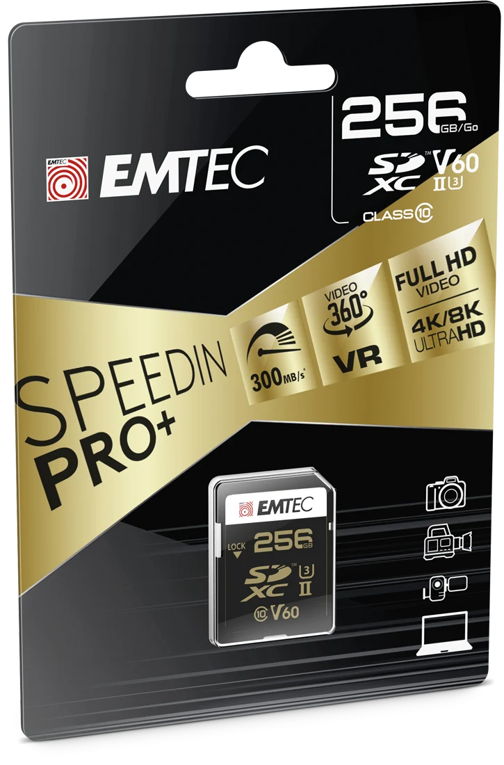 Emtec 256GB SD-XC UHS-II CLASSE 2