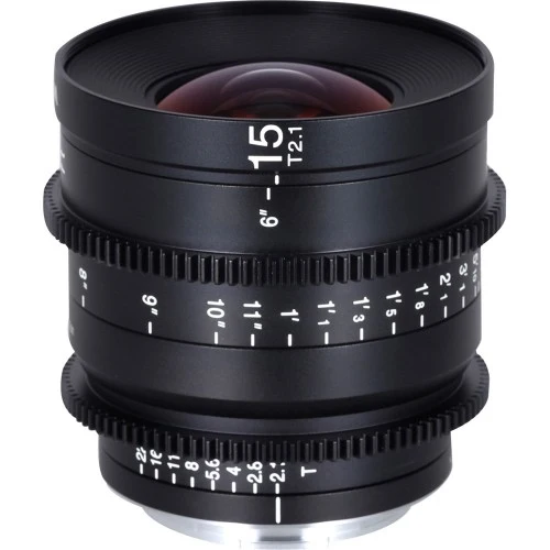 Laowa Venus Optics obiettivo 15mm t/2.1 Zero-D Sony NEX Cine Scala Metri