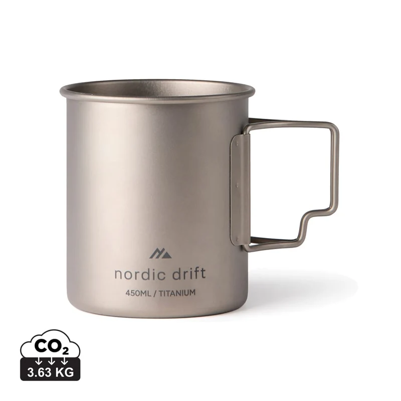 Tazza in titanio Nordic Drift Trail Ultra Light 450 ML