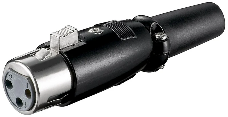 Mikrofonkupplung, XLR-Buchse (3-Pin)