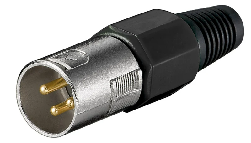 Mikrofonstecker, 3 Pin