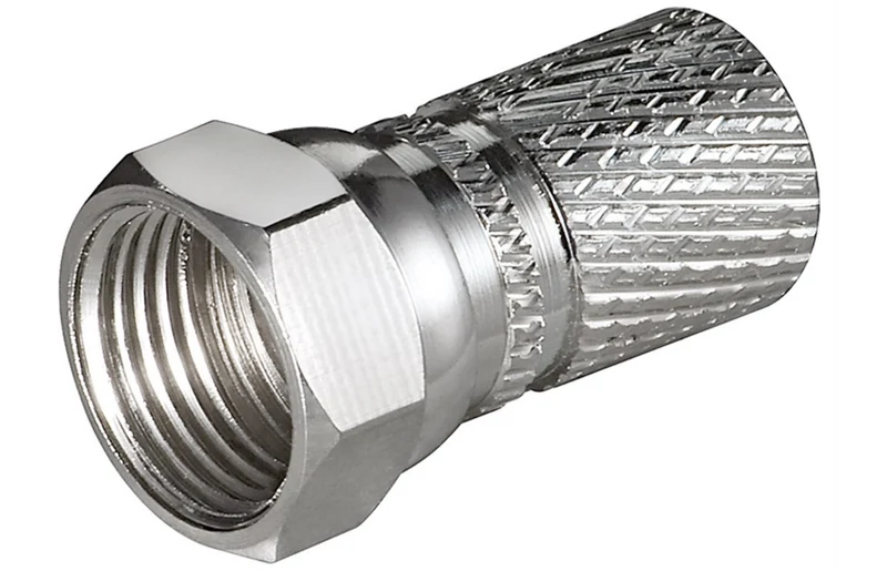 Aufdreh-F-Stecker 7,3 mm (100 Stück)