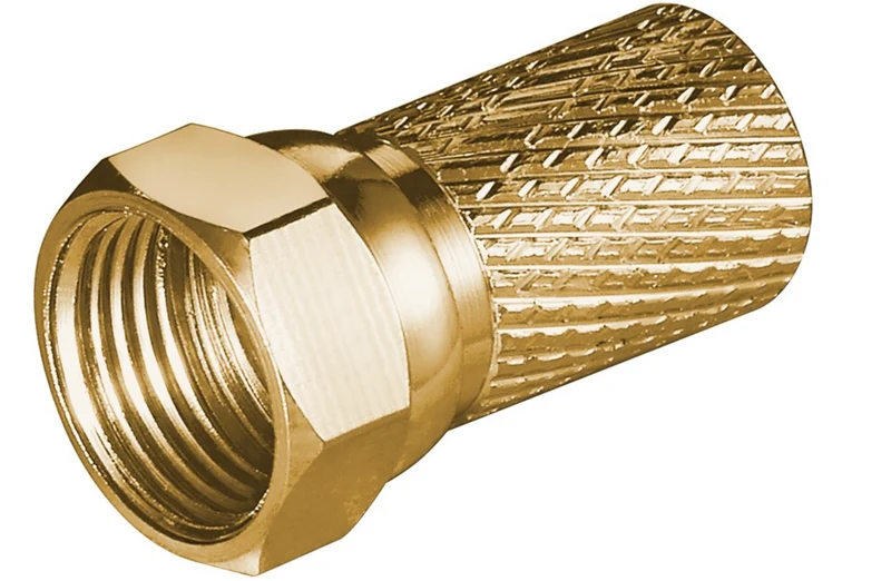 Aufdreh-F-Stecker 7,0 mm (100 Stück)
