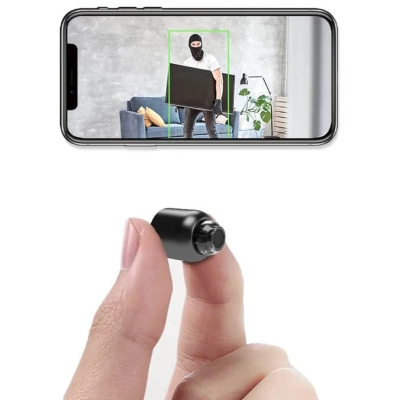 WiFi Sicherheitskamera Mini 2er Set | 1080p Full HD, Nachtsicht bis 10 m | Bewegungsmelder, Magnethalterung, ohne Router