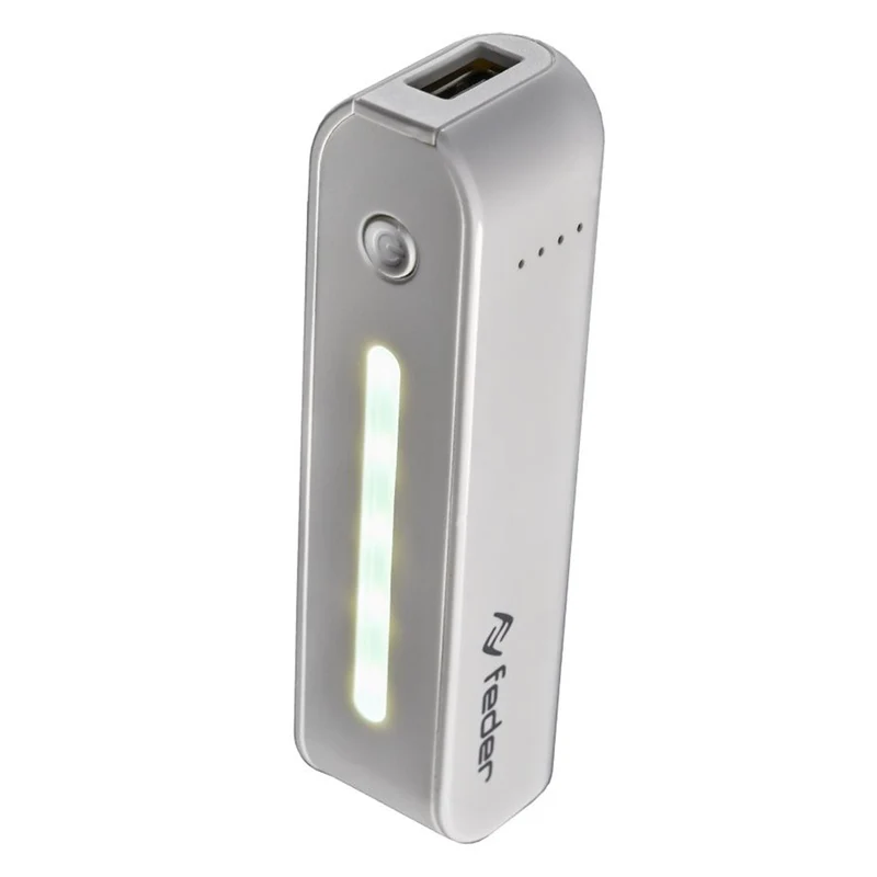 FEDER - PowerBank "Handle" 3200 mA/h con Torcia LED