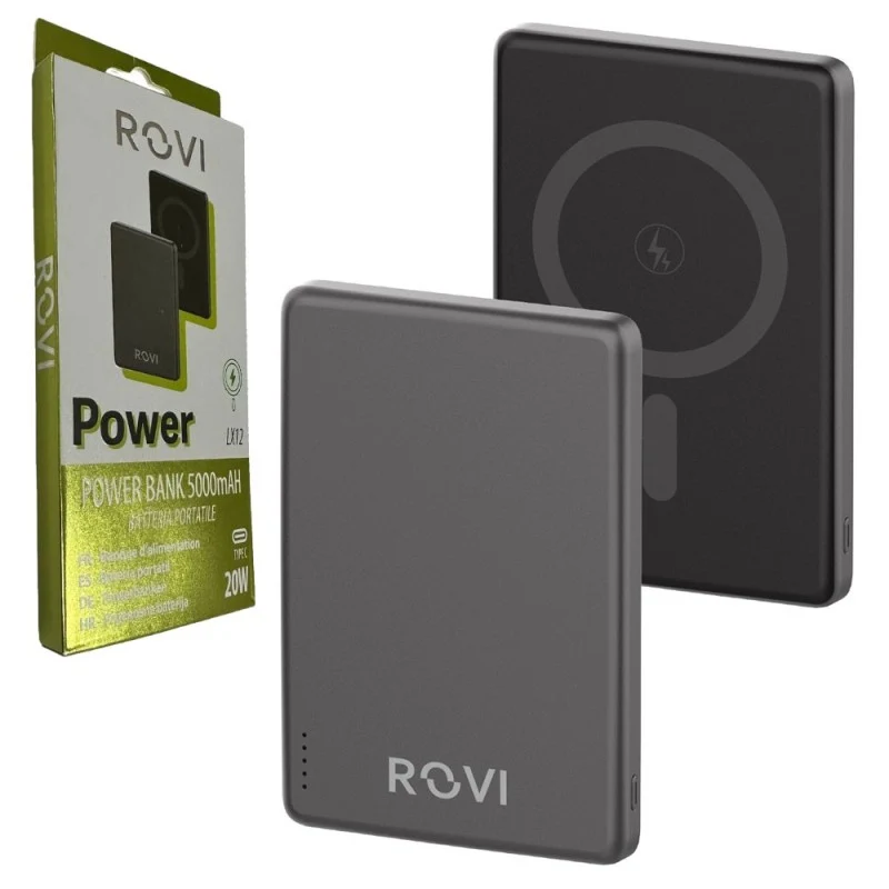 ROVI - POWER BANK 5000AMH MAGSAFE