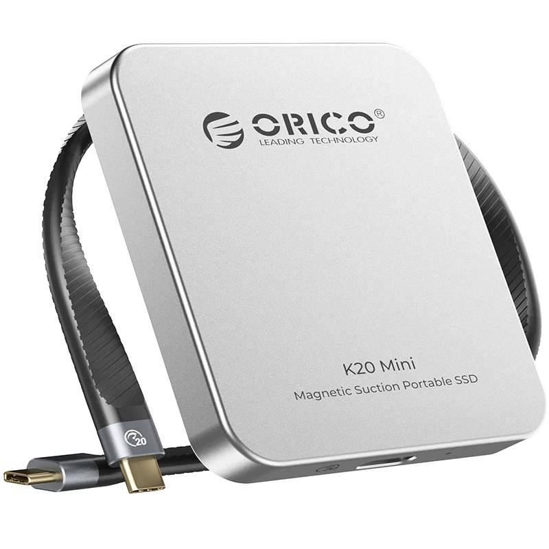 ORICO K20MINI Ultra-Slim Magnetic Portable SSD for iPhone