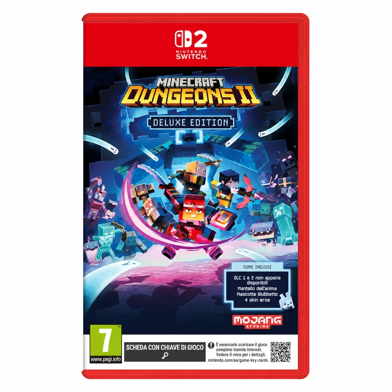 Minecraft Dungeons 2 II Deluxe Edition Nintendo Switch 2 Videogioco NSW2 PAL Italiano