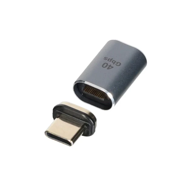 USB4 3x2 Magnetischer Adapter USB-C gerade 40Gbps 240W/5A 8K60Hz