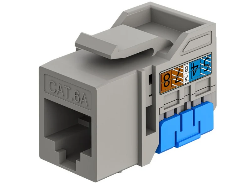 Keystone-Modul RJ45 CAT 6A, UTP, Slim & Short