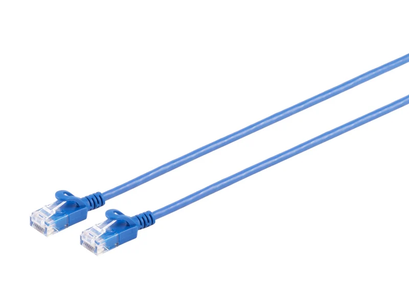 CAT 6A Patchkabel Slim U/UTP 28AWG LSZH, farbig