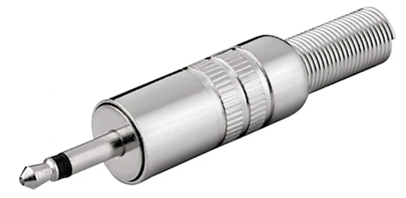 Klinkenstecker - 3,5 mm - mono, 2-Polig (10 Stück)